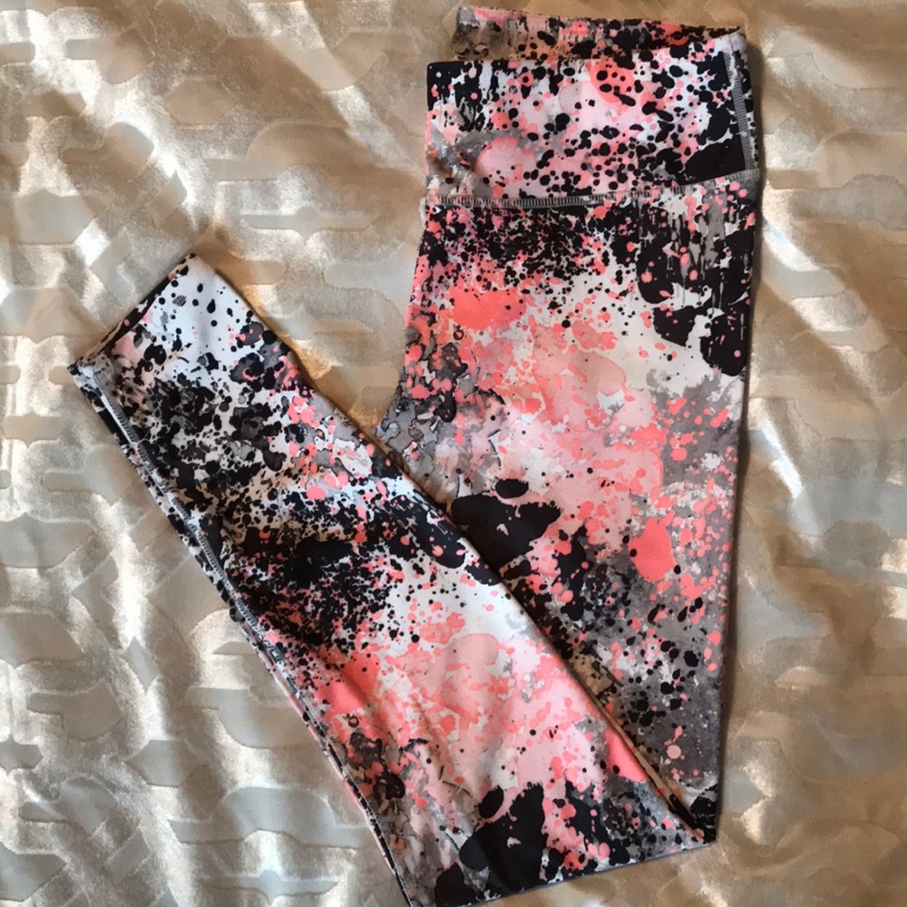 Fabletics Printed Workout Leggings -Size Small
